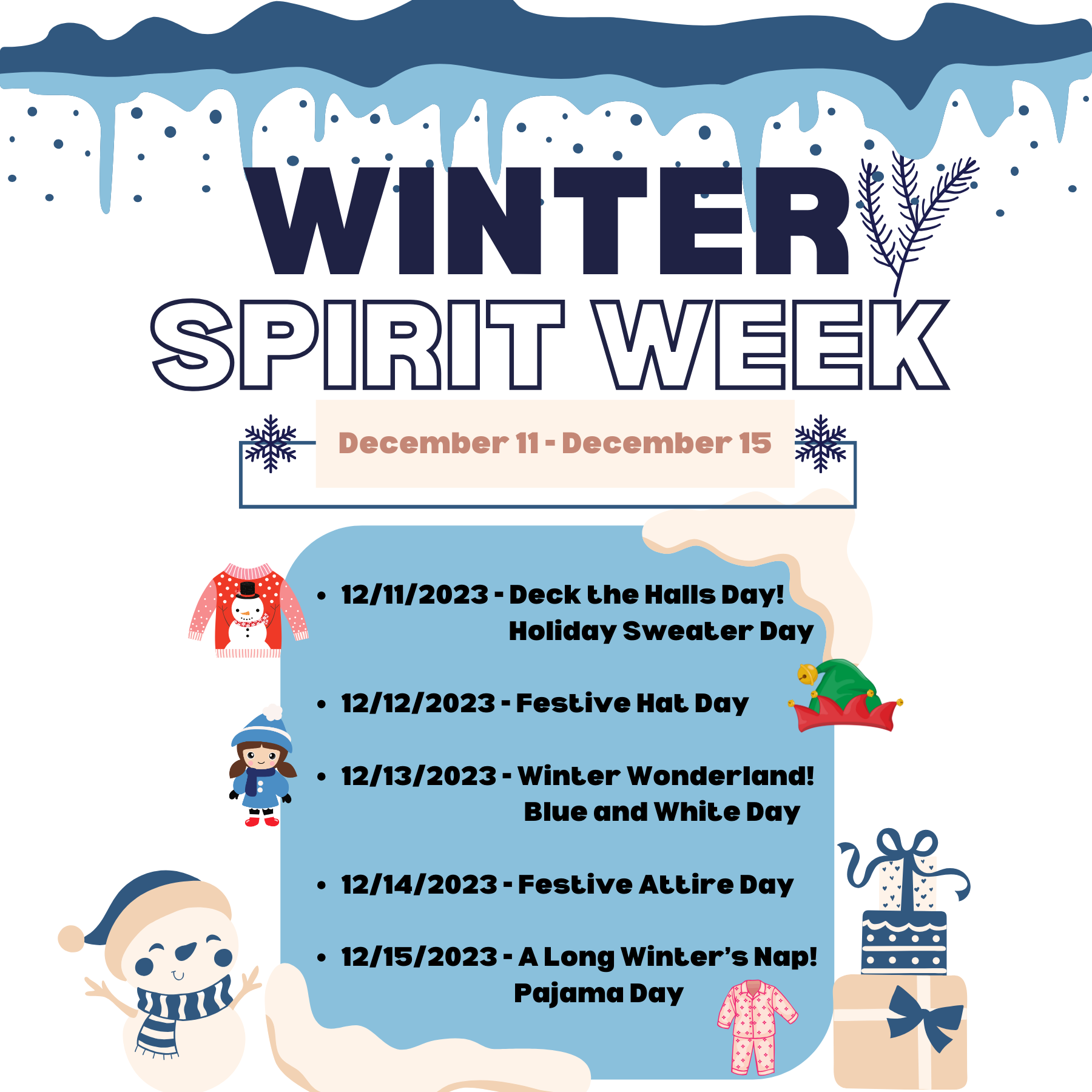 Winter Spirit Week